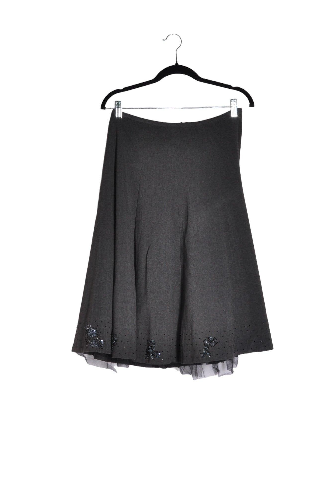 UNBRANDED Women A-Line Skirts Regular fit in Gray - S - Velora