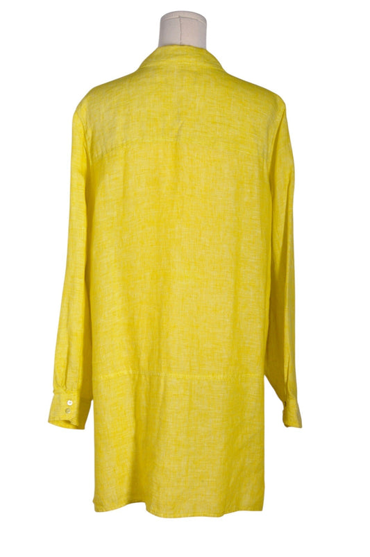UNBRANDED Women Button Down Tops Regular fit in Yellow - XL - Velora