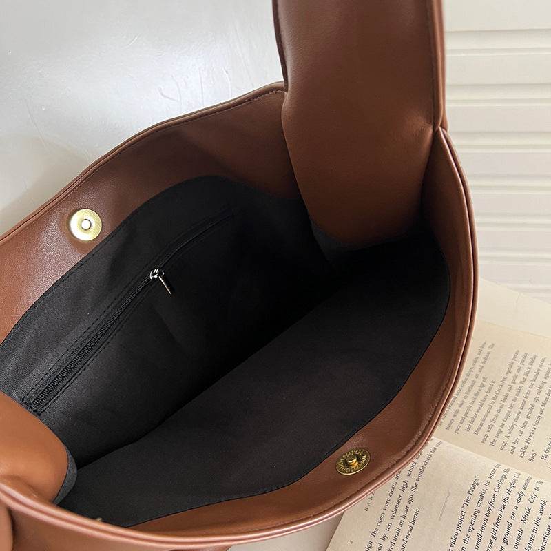 Fashion Tote Bag Large Capacity Casual Shoulder Bag Women's Commuting Handbag College Student - Velora