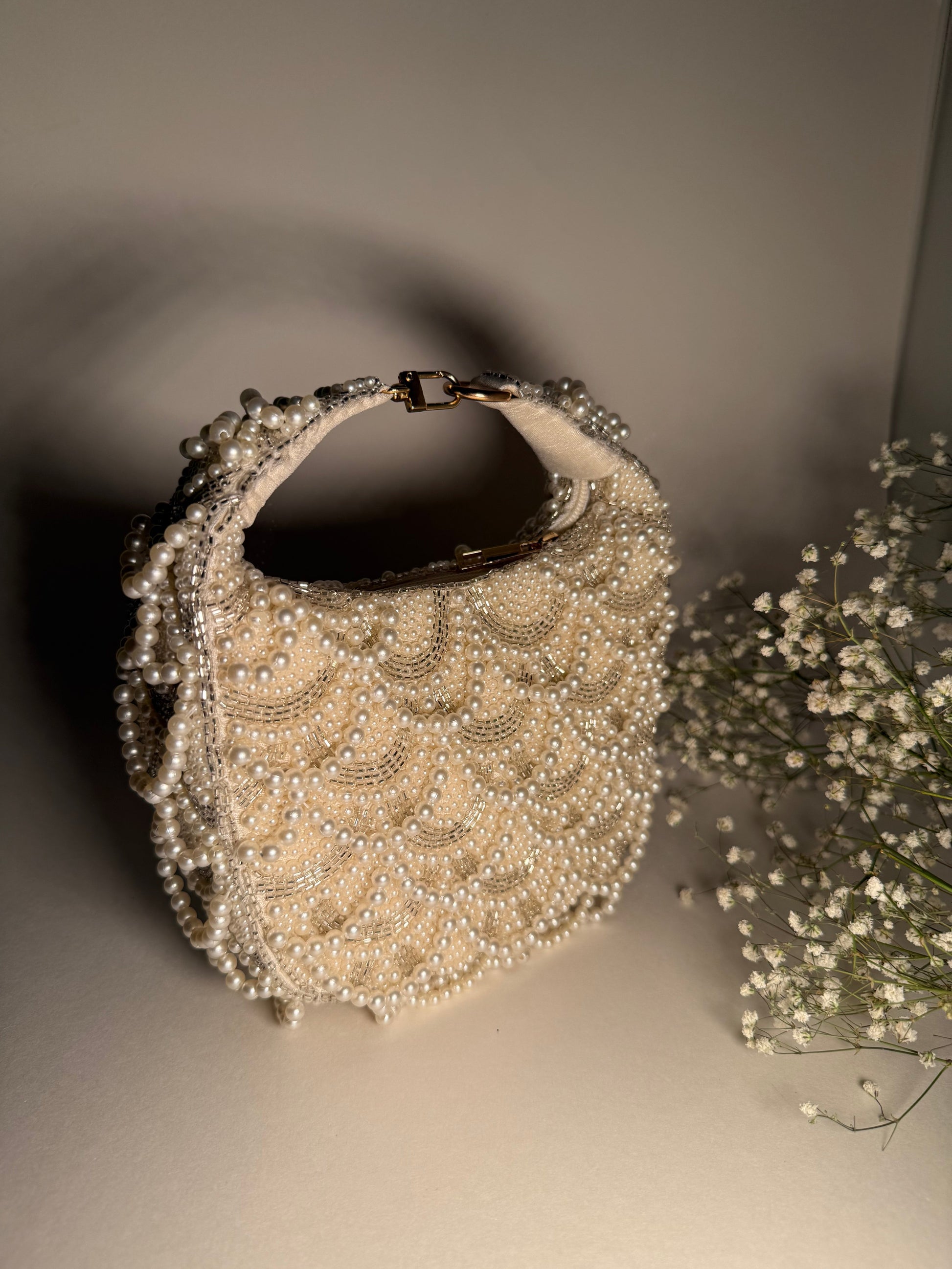 The Mystic Pearl Clutch - Velora Luxury Fashion