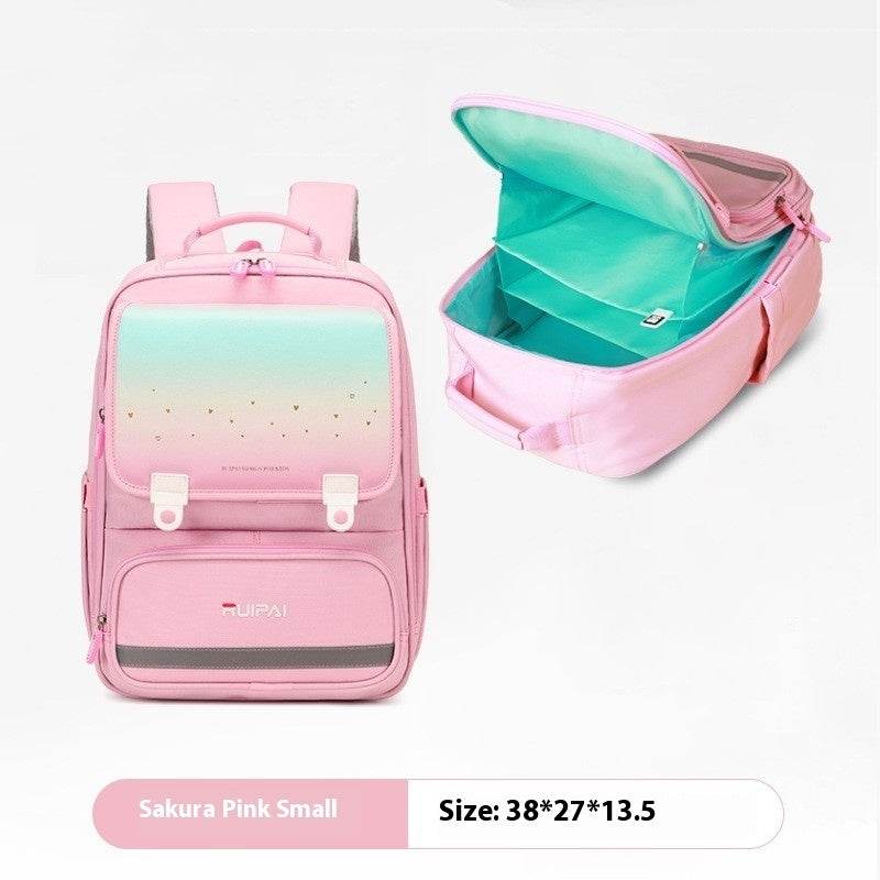 Primary School Student Schoolbag Burden Reduction Spine Protection - Velora