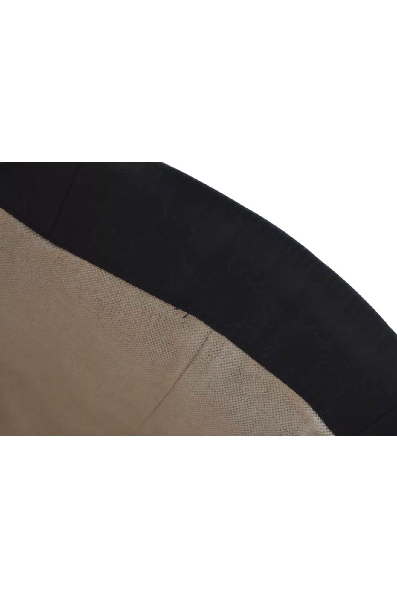 GUCCI Vintage Hand Tote Bag GG Nylon Leather Navy Blue L0937 - Velora