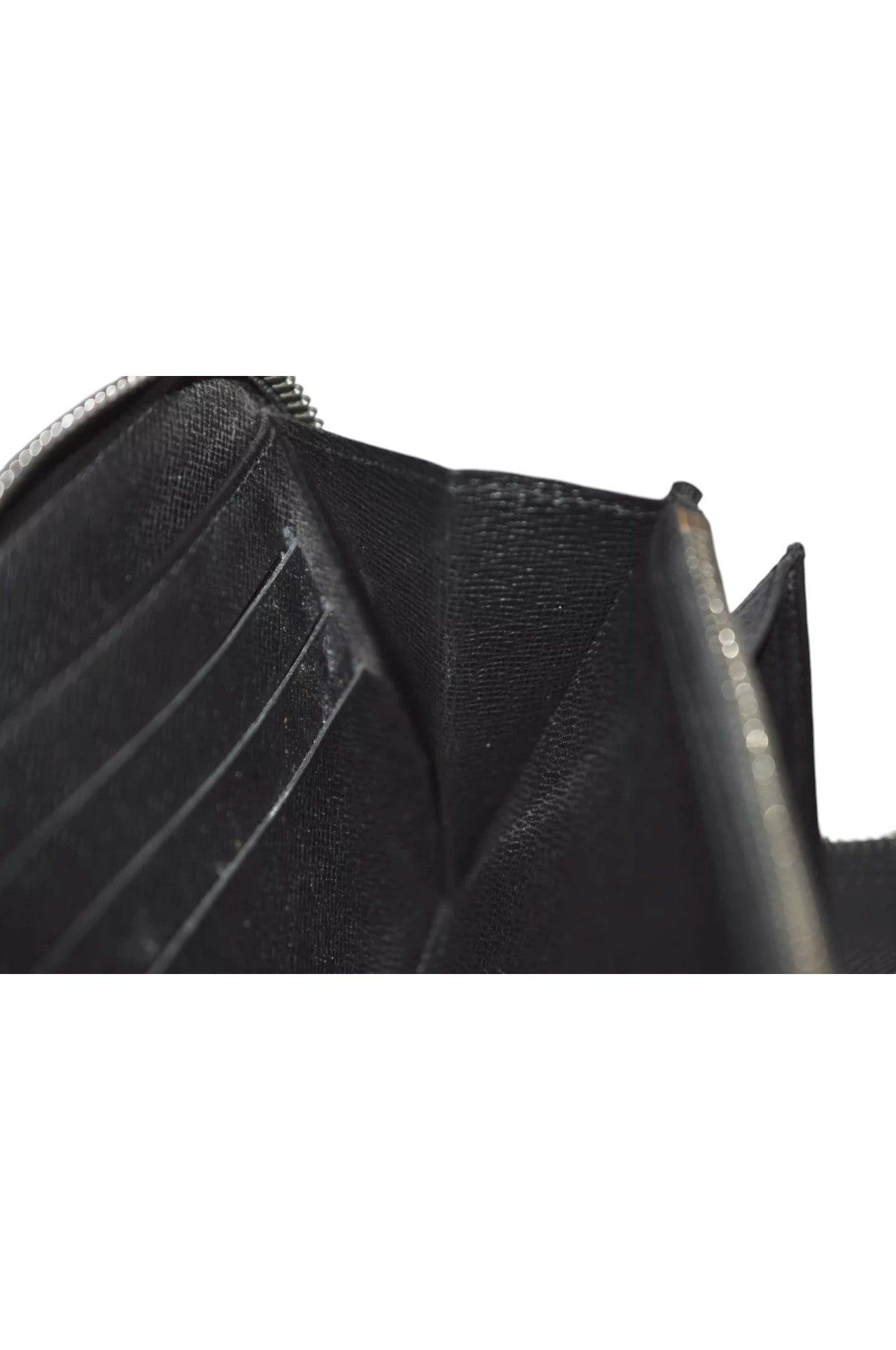 Louis Vuitton Damier Graphite Zippy Organizer Wallet N63077 LV 8122K - Velora