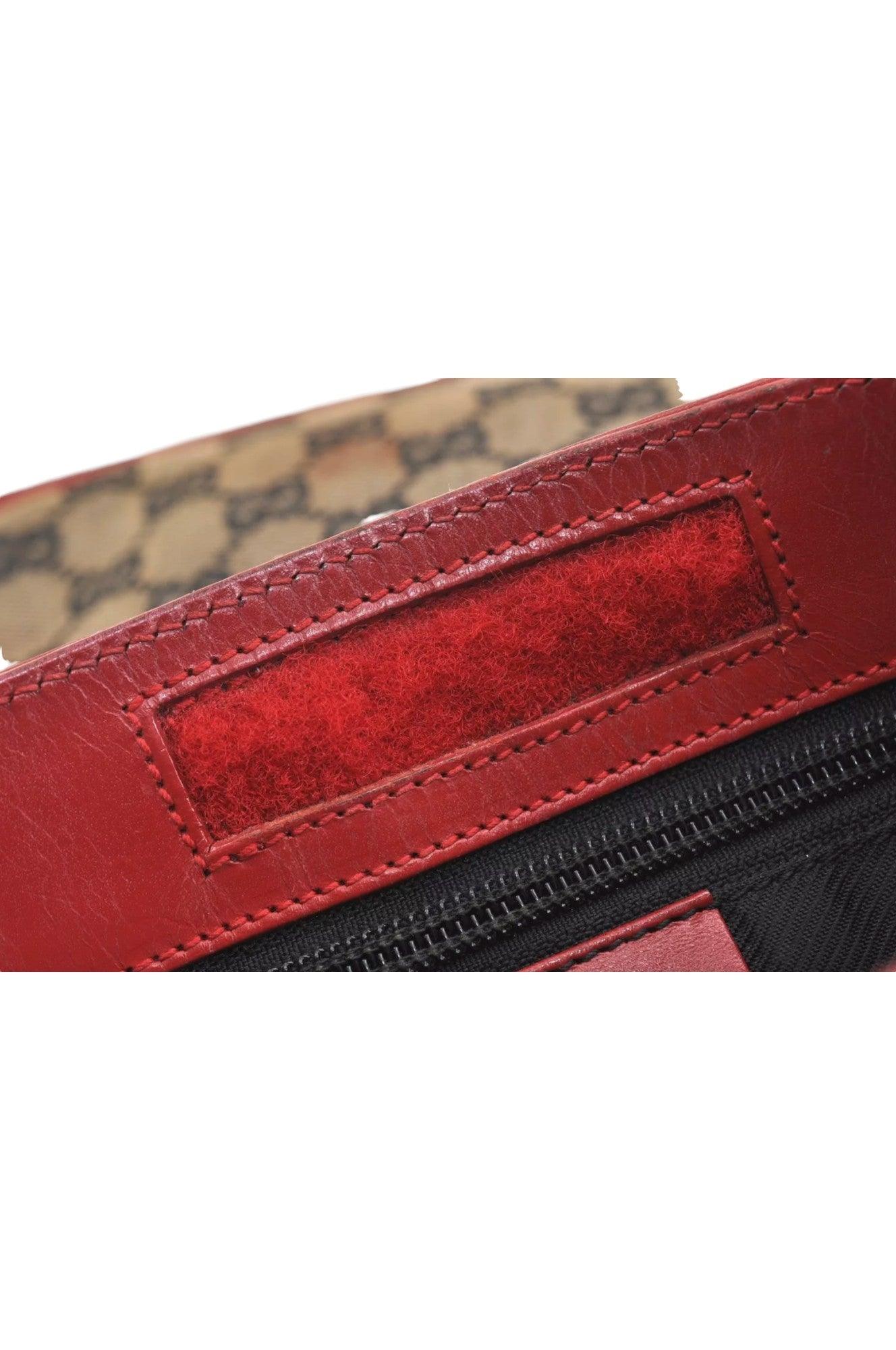 GUCCI Shoulder Cross Body Bag GG Canvas Leather 0190348 Black 9211K - Velora