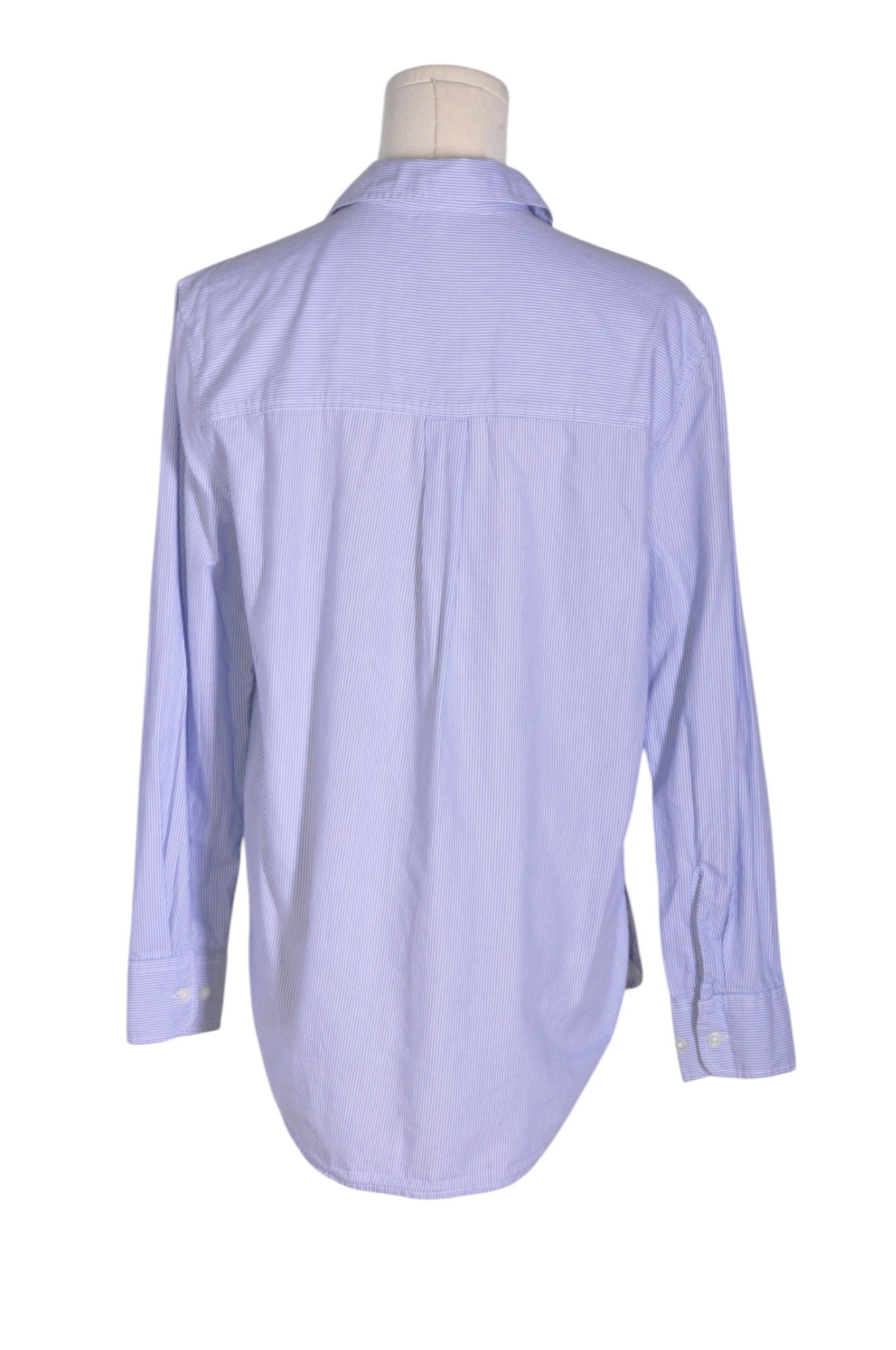 H&M Women Button Down Tops Regular fit in Blue - 6 - Velora