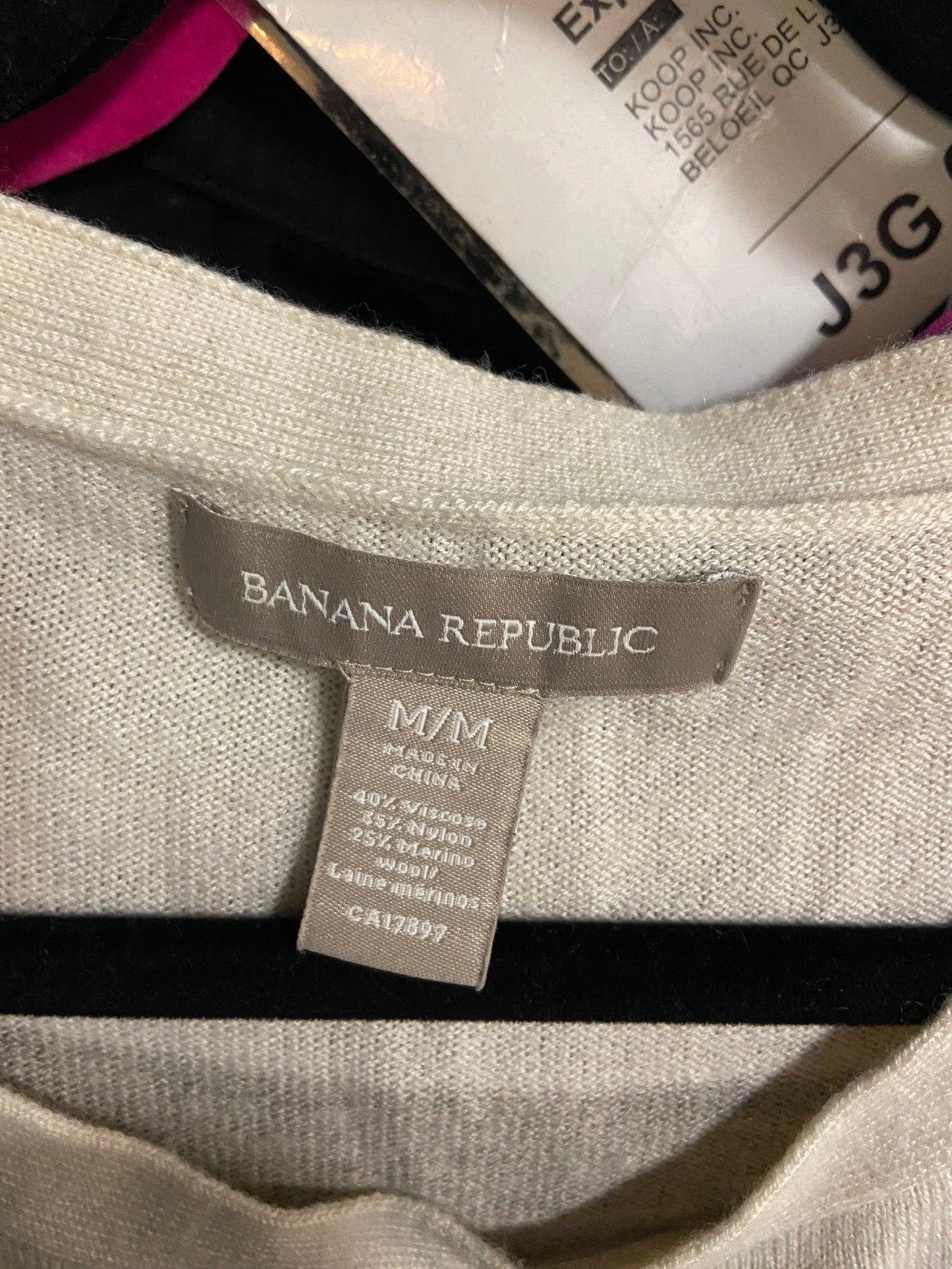 BANANA REPUBLIC Women Knit Tops Regular fit in Black - M - Velora
