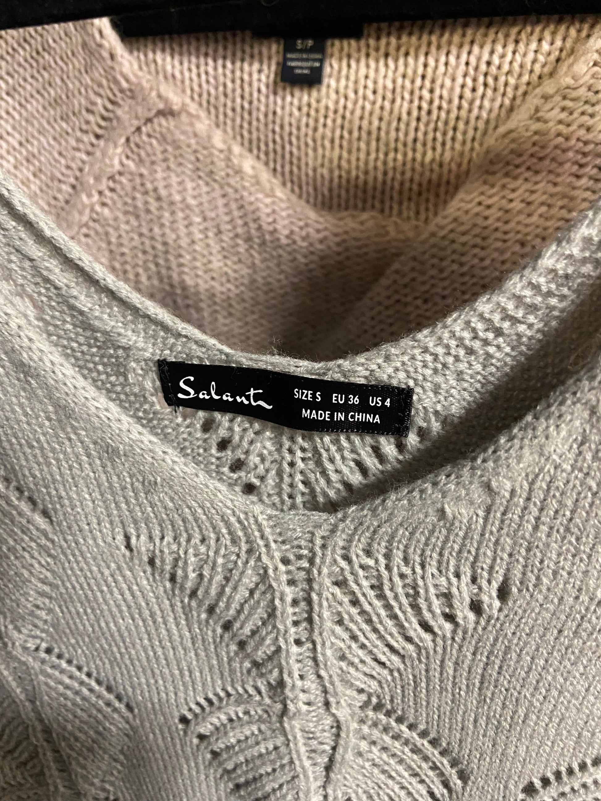 SALANTE Women Knit Tops Regular fit in Gray - S - Velora