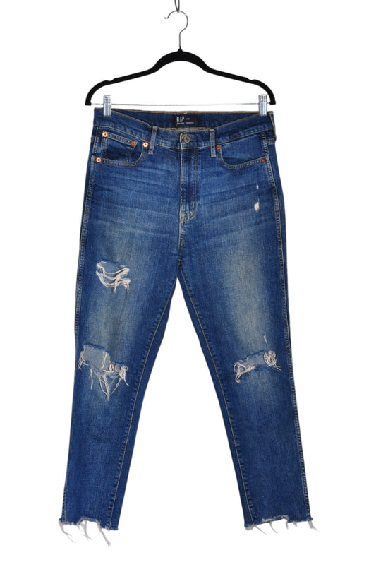 GAP Women Straight-Legged Jeans Regular fit in Blue - 8 - Velora
