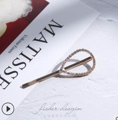 Rhinestone Bling hair clip women