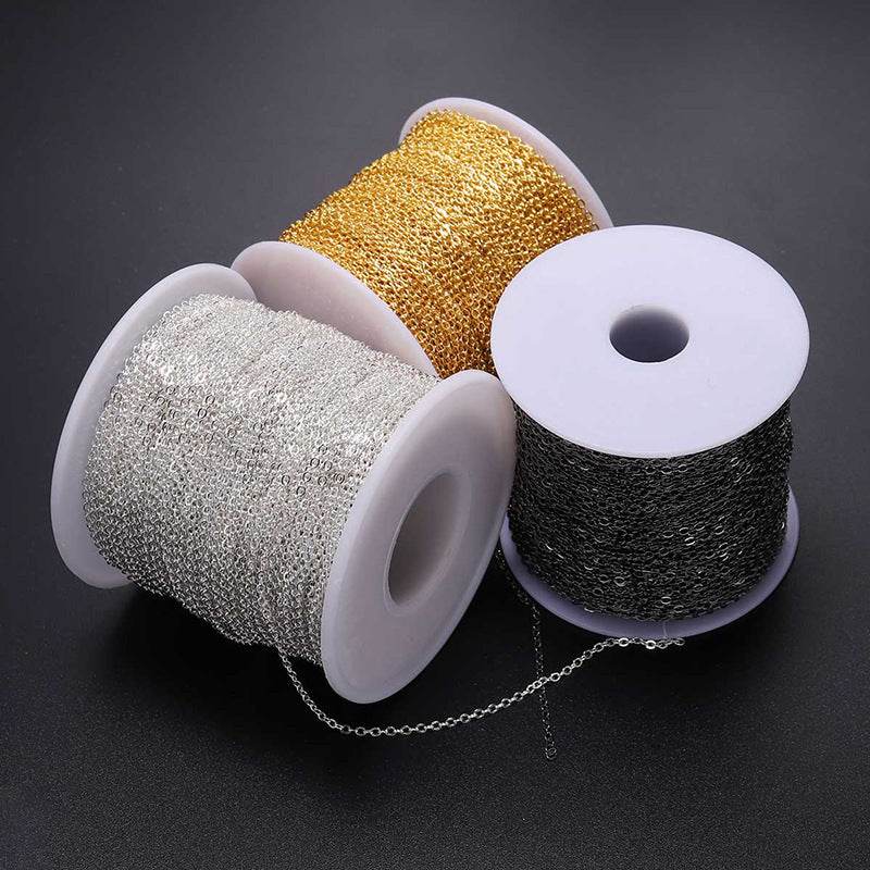 Thin Metal Crushed O-Chain rolls - Velora