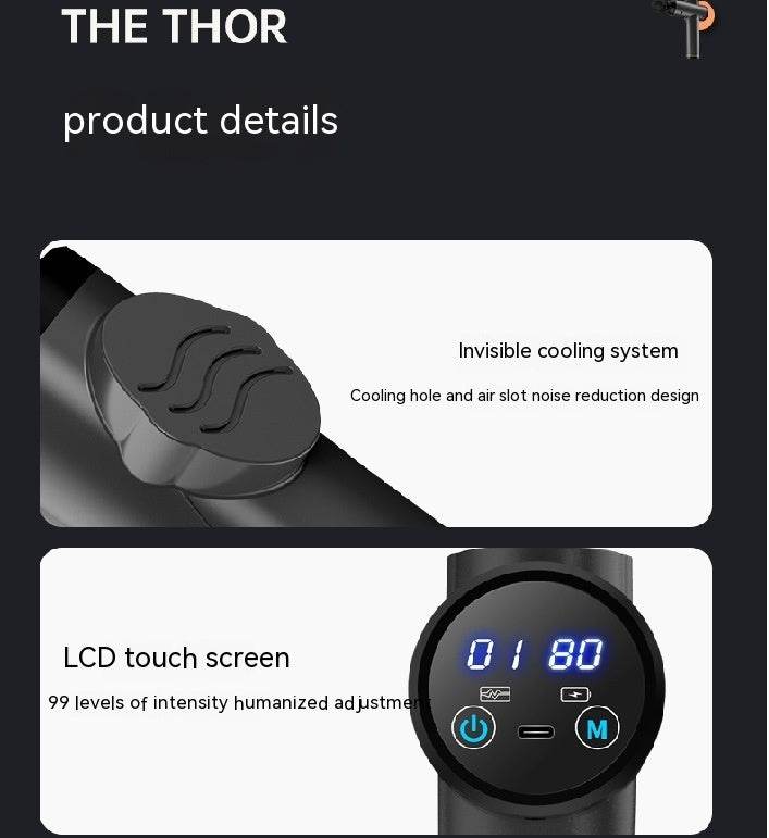Massage Gun Instrument Muscle Relaxation Massage - Velora