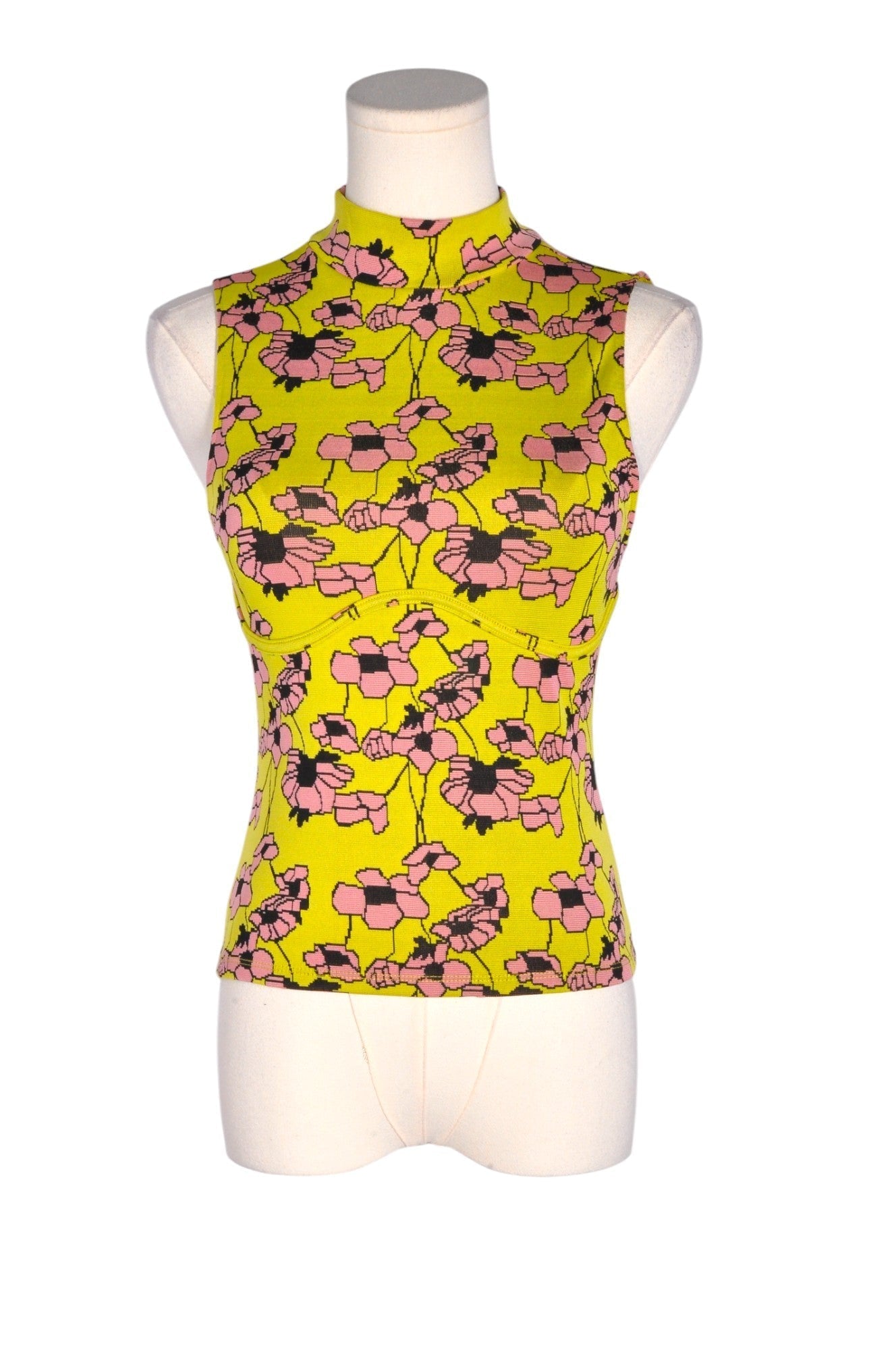 ZARA Women Tank Tops Regular fit in Yellow - XS - Velora