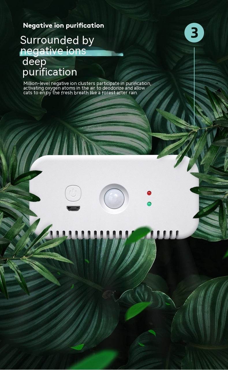 Smart Cat Litter Box Pet Deodorizer Pet Air Purifier - Velora