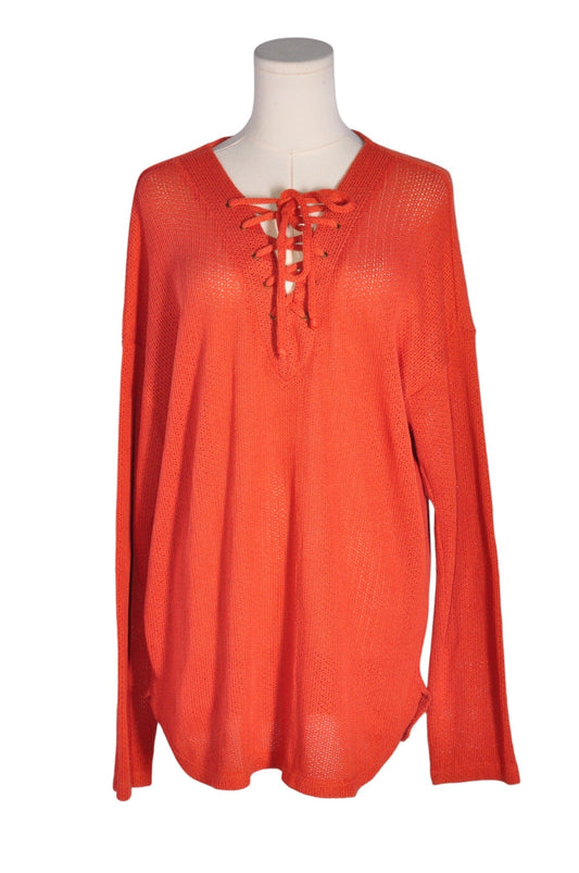 SADIE & LOVE Women Knit Tops Regular fit in Orange - L - Velora