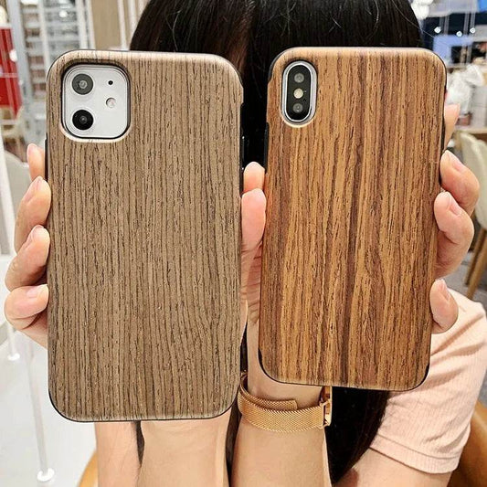 Simple Bamboo Wooden iphone Protective case Unisex - Velora
