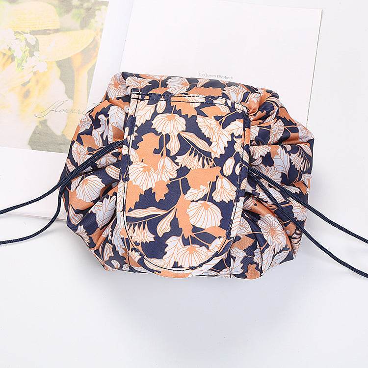 Animal Printing Large Capacity Drawstring Lazy Cosmetic Storage Bag - Velora