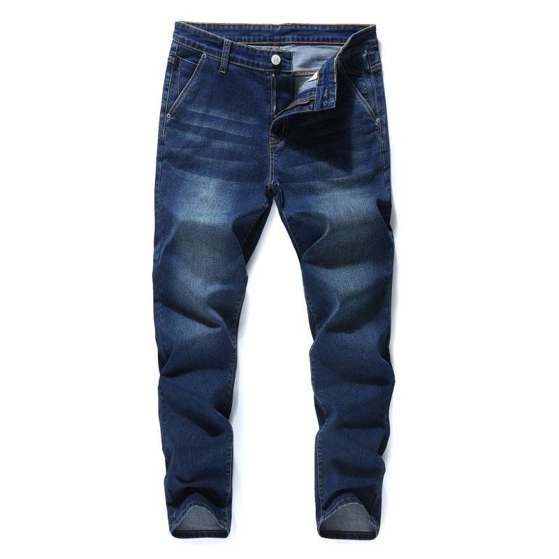 Men's denim jeans straight fitted pants - Velora