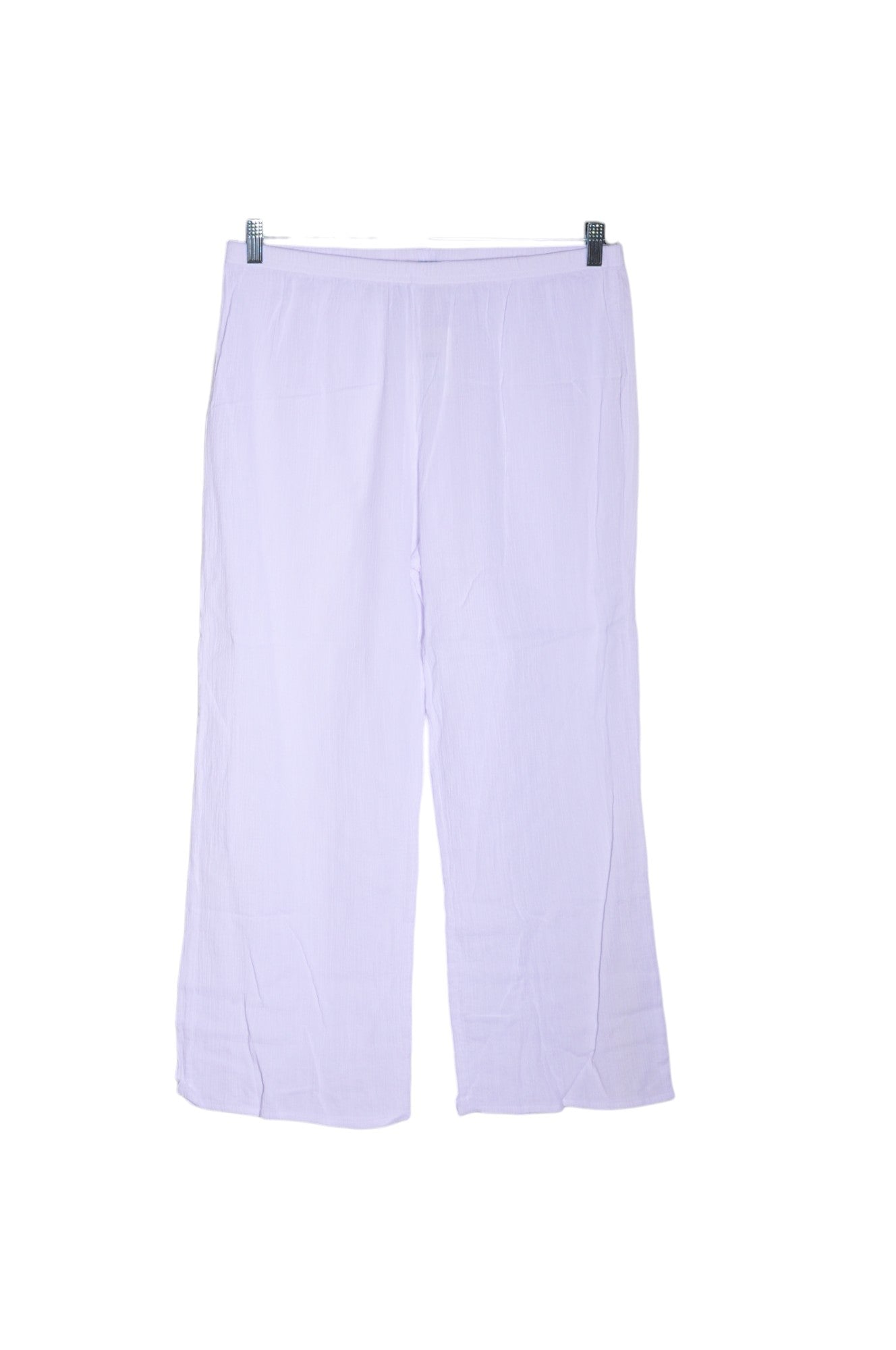 SUN MODA Women Palazzo Pants Regular fit in White - L, XL - Velora