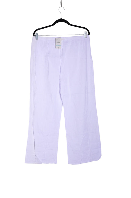 SUN MODA Women Palazzo Pants Regular fit in White - L, XL - Velora