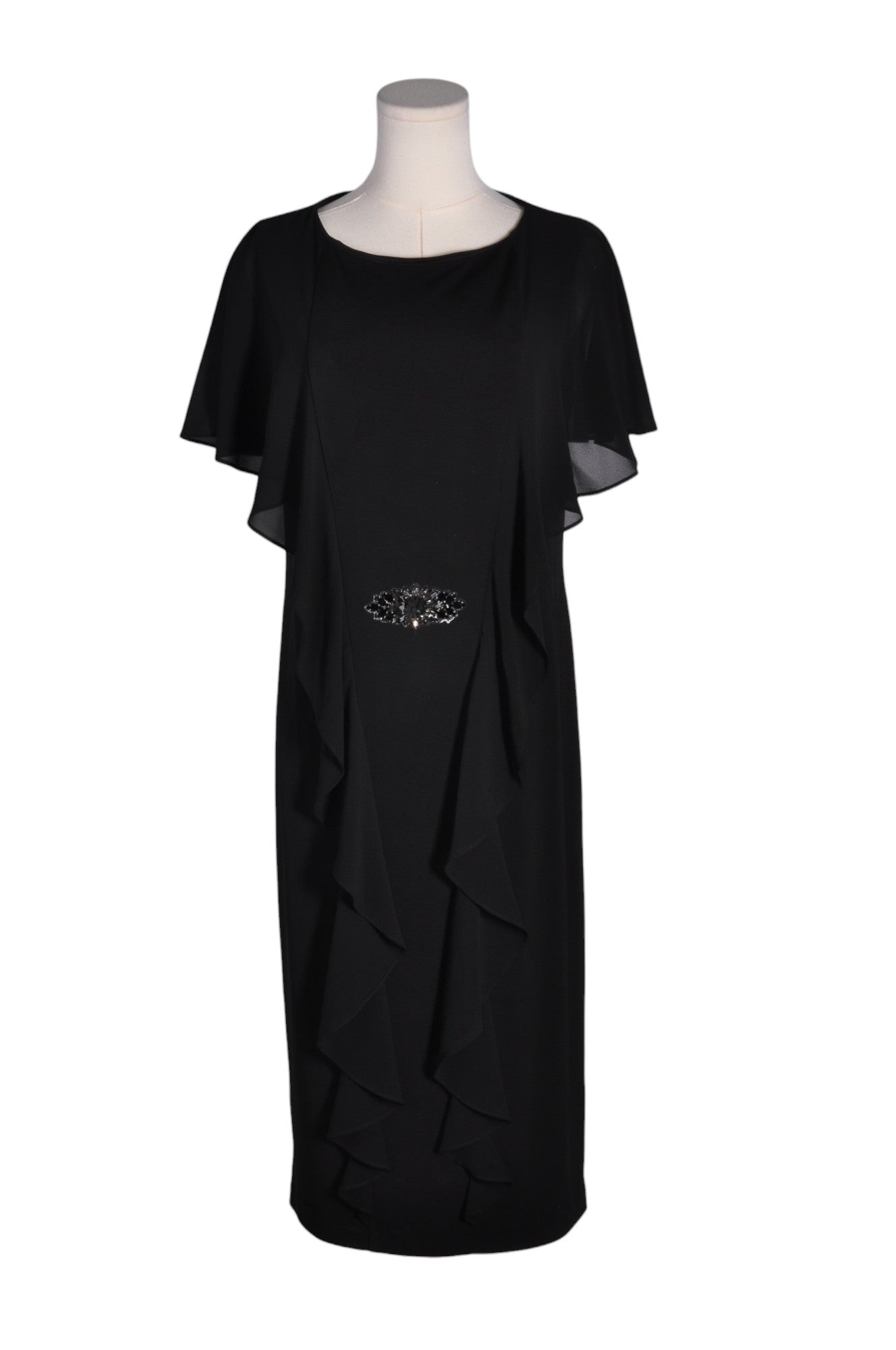 LAURA Women Midi Dresses Regular fit in Black - 10 - Velora