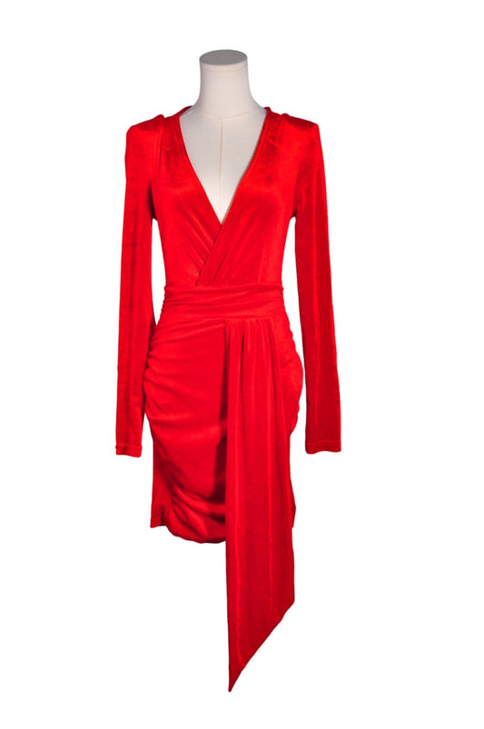 SHEIN Women Wrap Dresses Regular fit in Red - M - Velora
