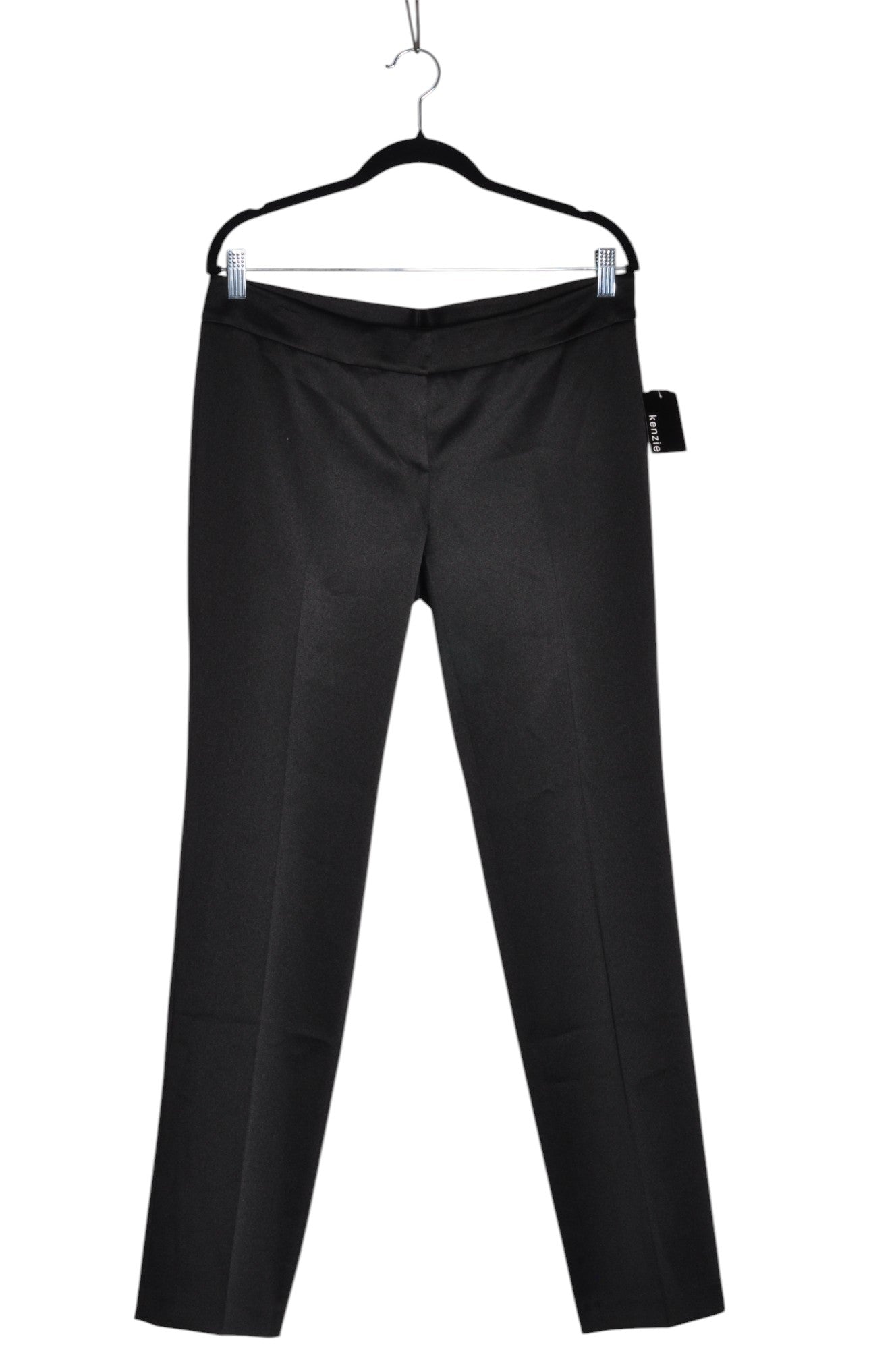 KENZIE Women Work Pants Regular fit in Black - 8 - Velora