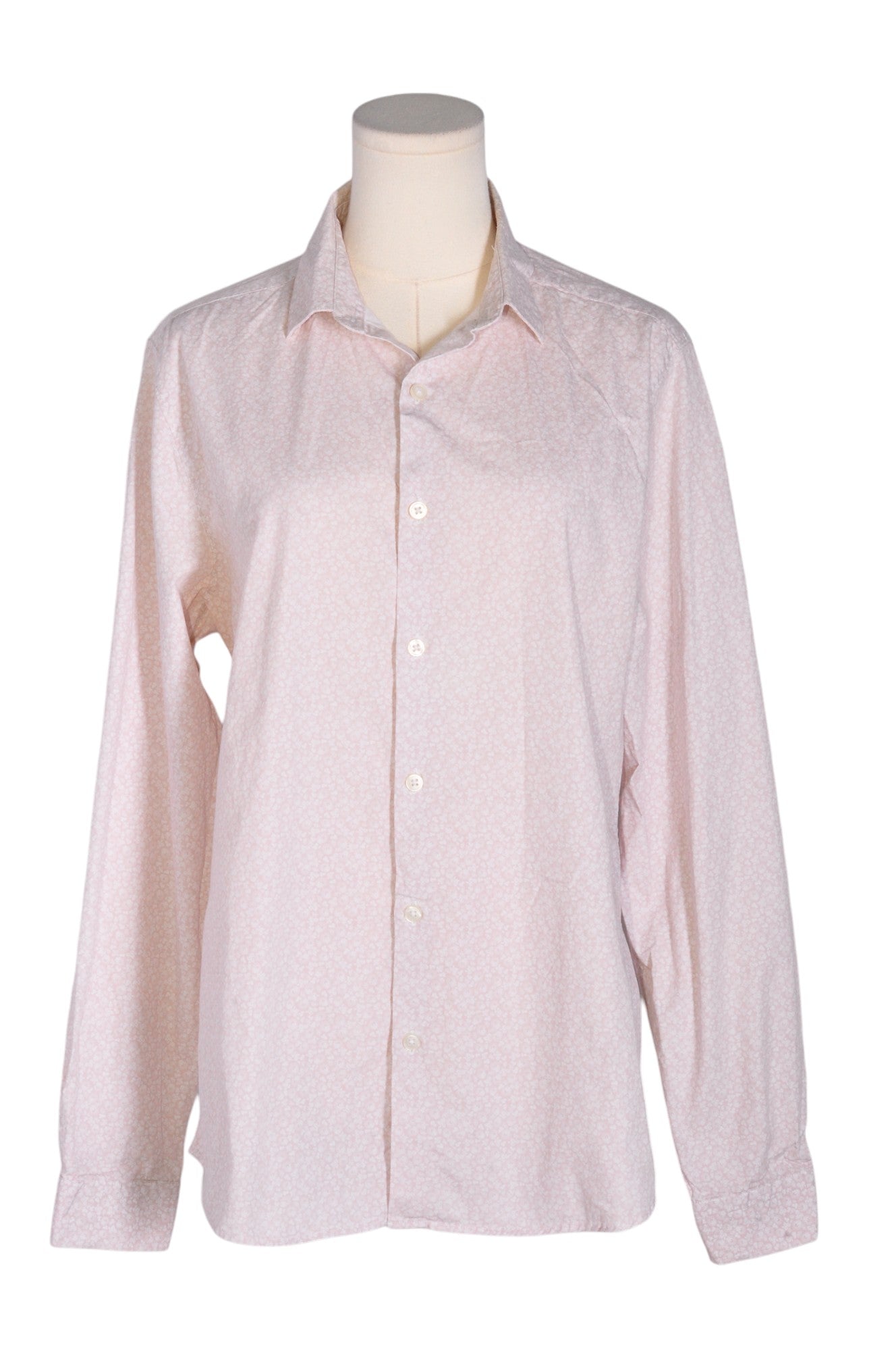 TOPMAN Men Button Down Tops Regular fit in Pink - M - Velora