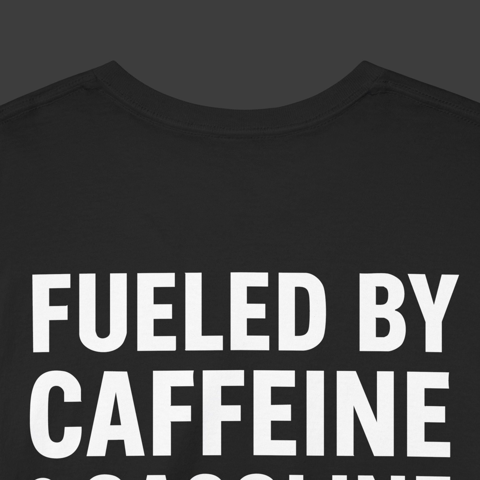 Cars & Coffee - Caffine and Gasoline - ClutchCloth Automotive T-Shirt - Velora
