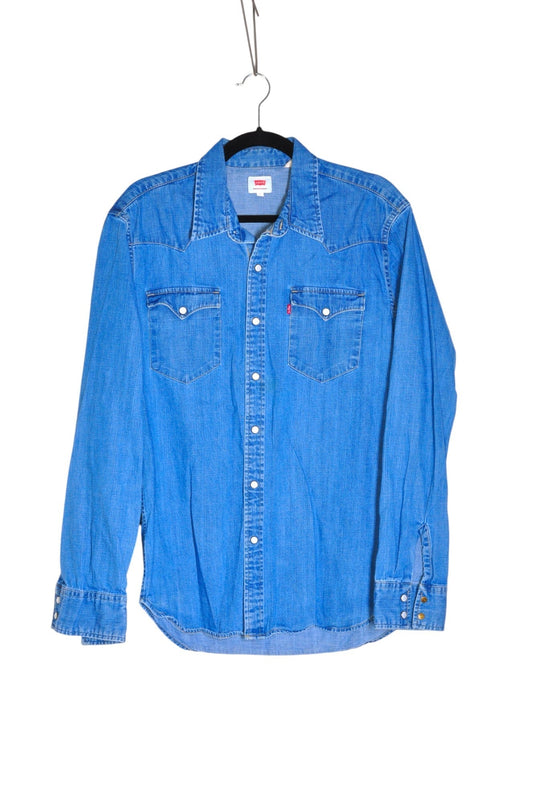 LEVI'S Men Denim Tops Regular fit in Blue - L - Velora