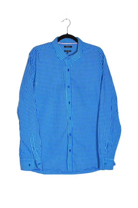 RW&CO Men Button Down Tops Regular fit in Blue - XL - Velora