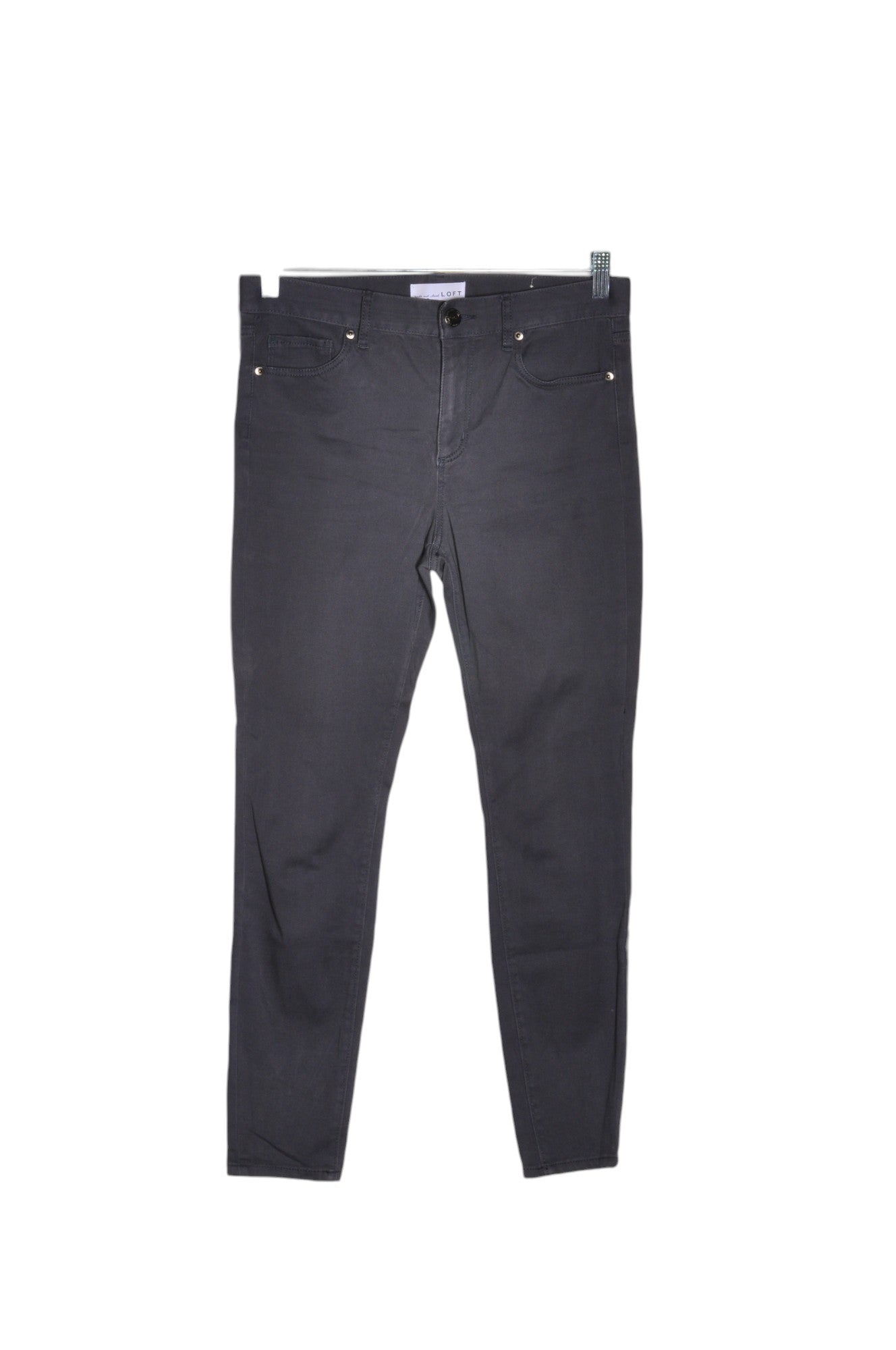 LOFT Women Skinny Jeans Regular fit in Gray - 28 - Velora