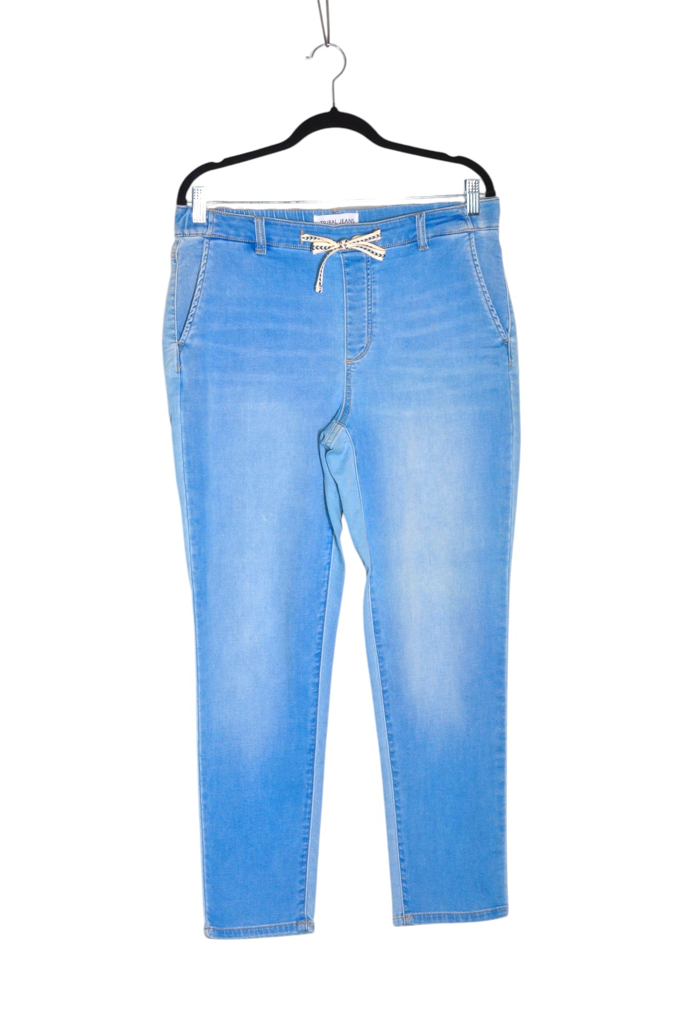 TRIBAL JEANS Women Straight-Legged Jeans Regular fit in Blue - 8 - Velora