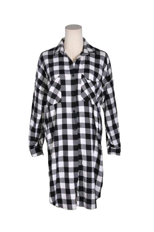 UNBRANDED Women Shirt Dresses Regular fit in Black - M - Velora