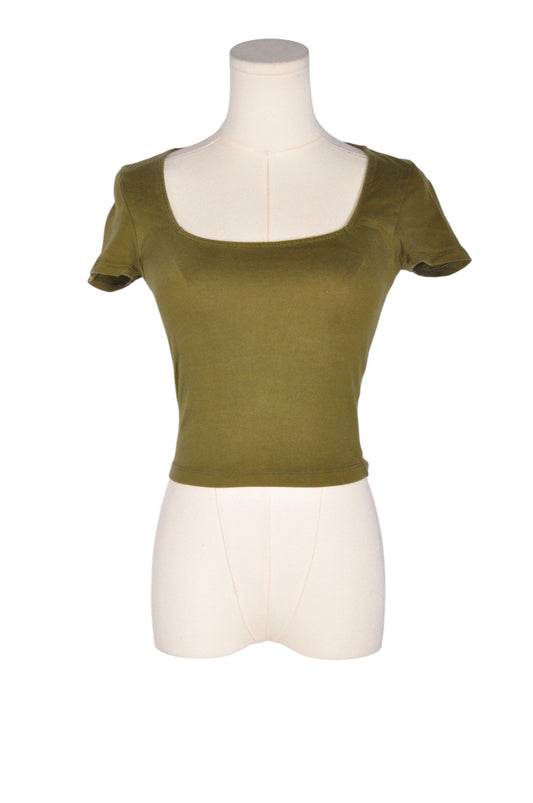 CHARLOTTE RUSSE Women Crop Tops Regular fit in Green - XS - Velora