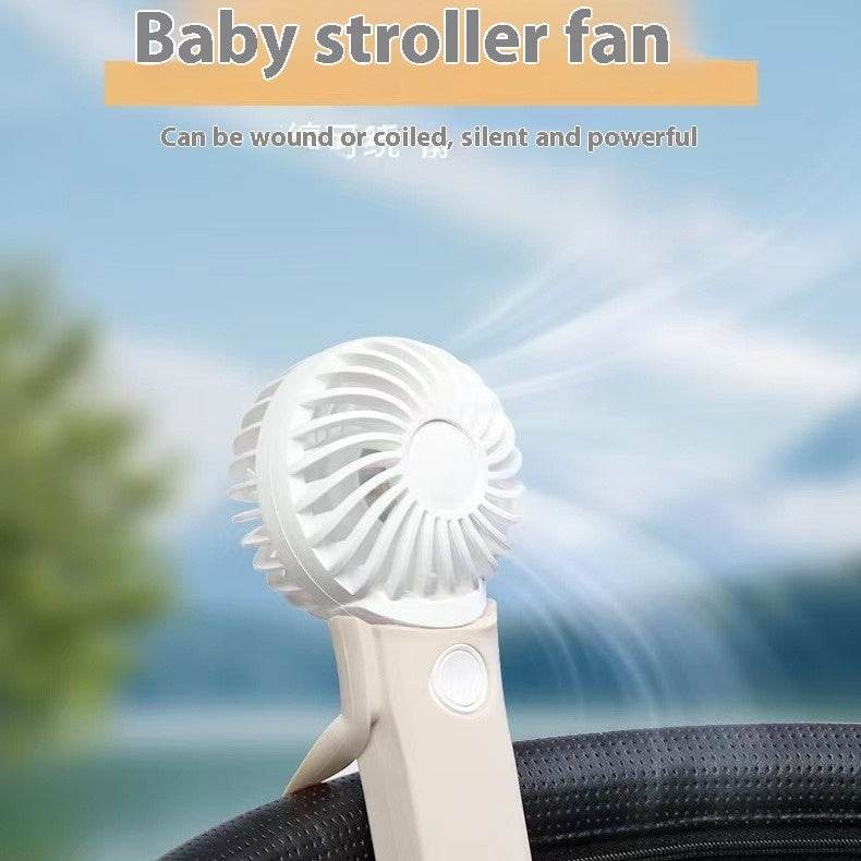 Handheld Fan Portable Silicone Handle Fixed Neck Mini - Velora