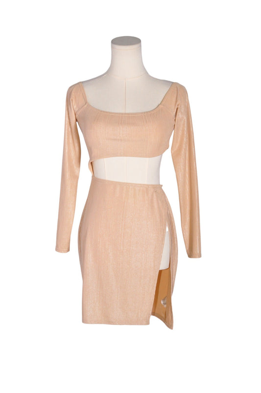 PRETTY LITTLE THING Women Bodycon Dresses Regular fit in Beige - 6 - Velora
