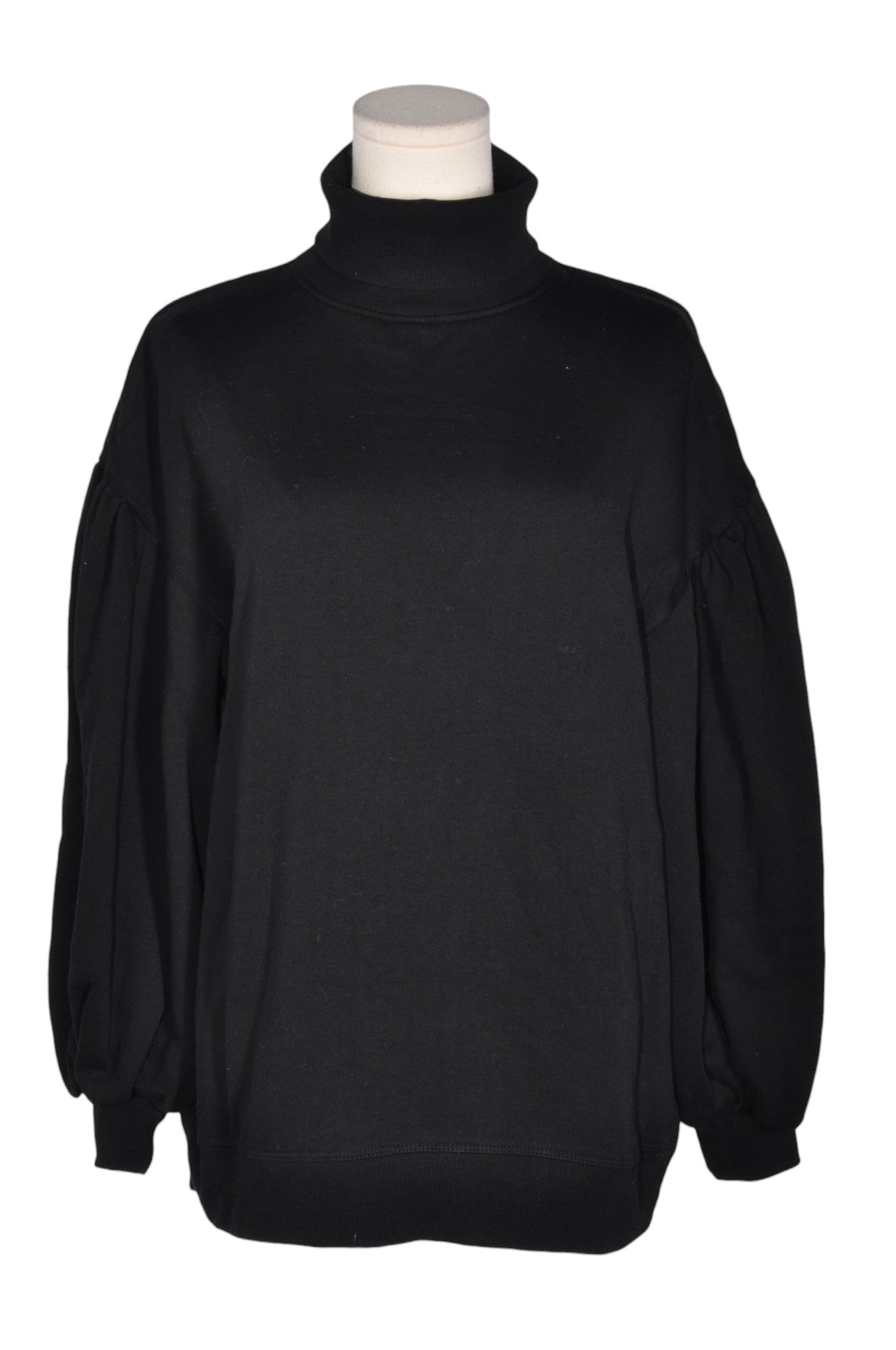 ZARA Women Turtleneck Tops Regular fit in Black - M - Velora