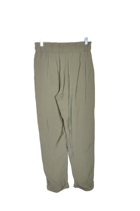 ZARA Women Trousers Regular fit in Green - M - Velora