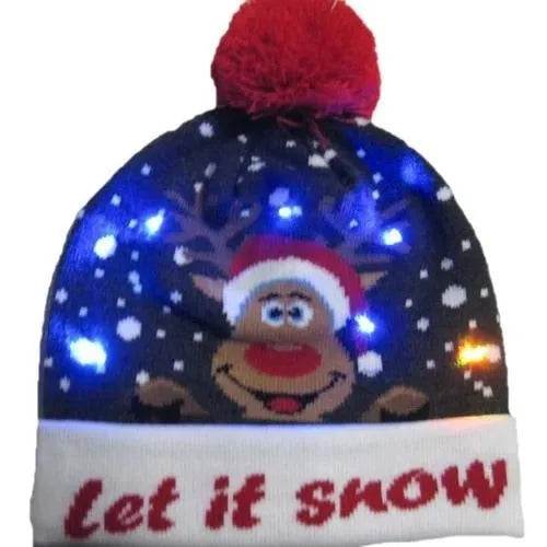 LED Light Christmas  Beanies