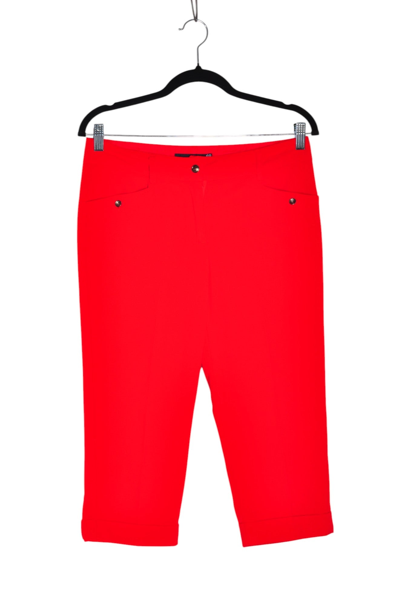 MARIE CLAIRE Women Capri Pants Regular fit in Red - 5 - Velora