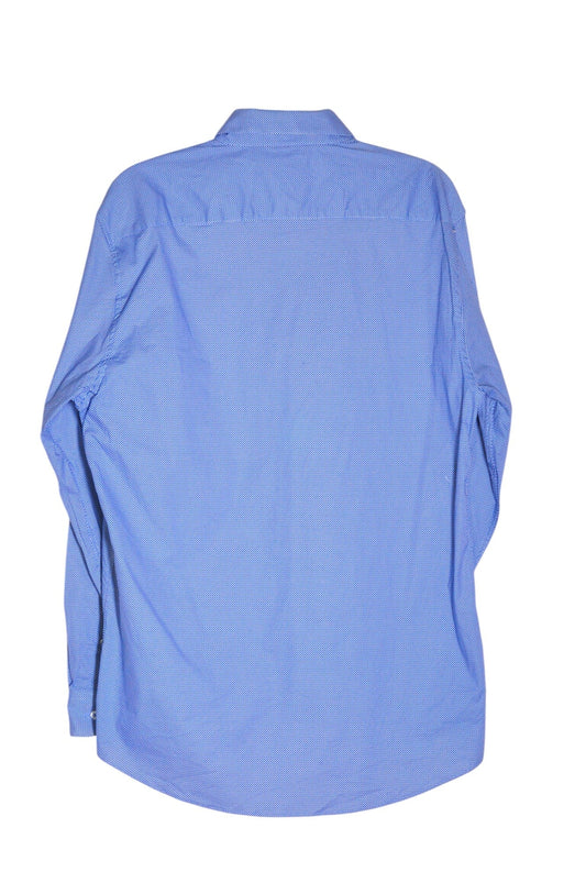 OLIVIER + HARRIS Men Button Down Tops Regular fit in Blue - 16 - Velora