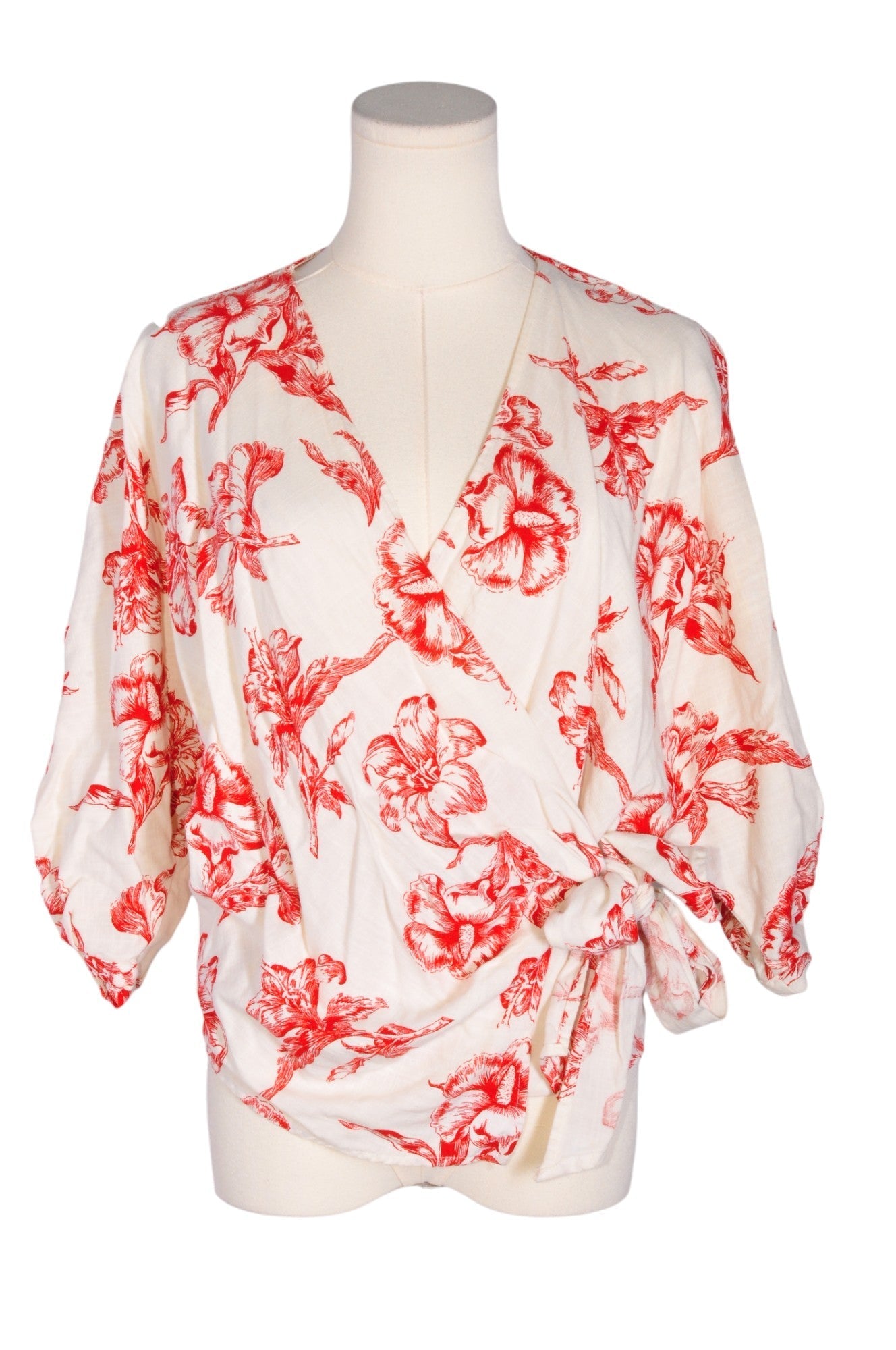 ZARA Women Blouses Regular fit in Red - XS - Velora