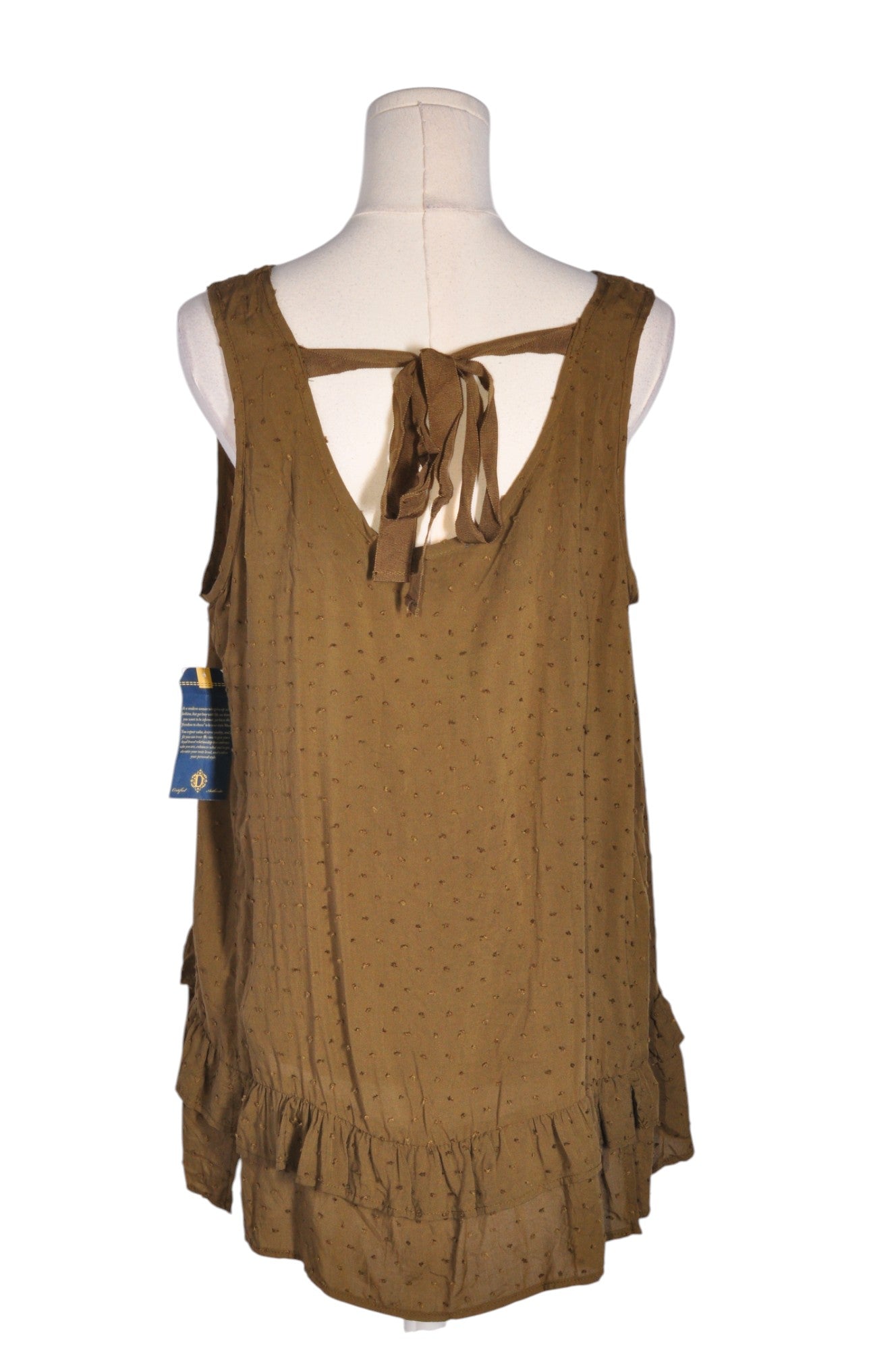 DEMOCRACY Women Tank Tops Regular fit in Green - L - Velora