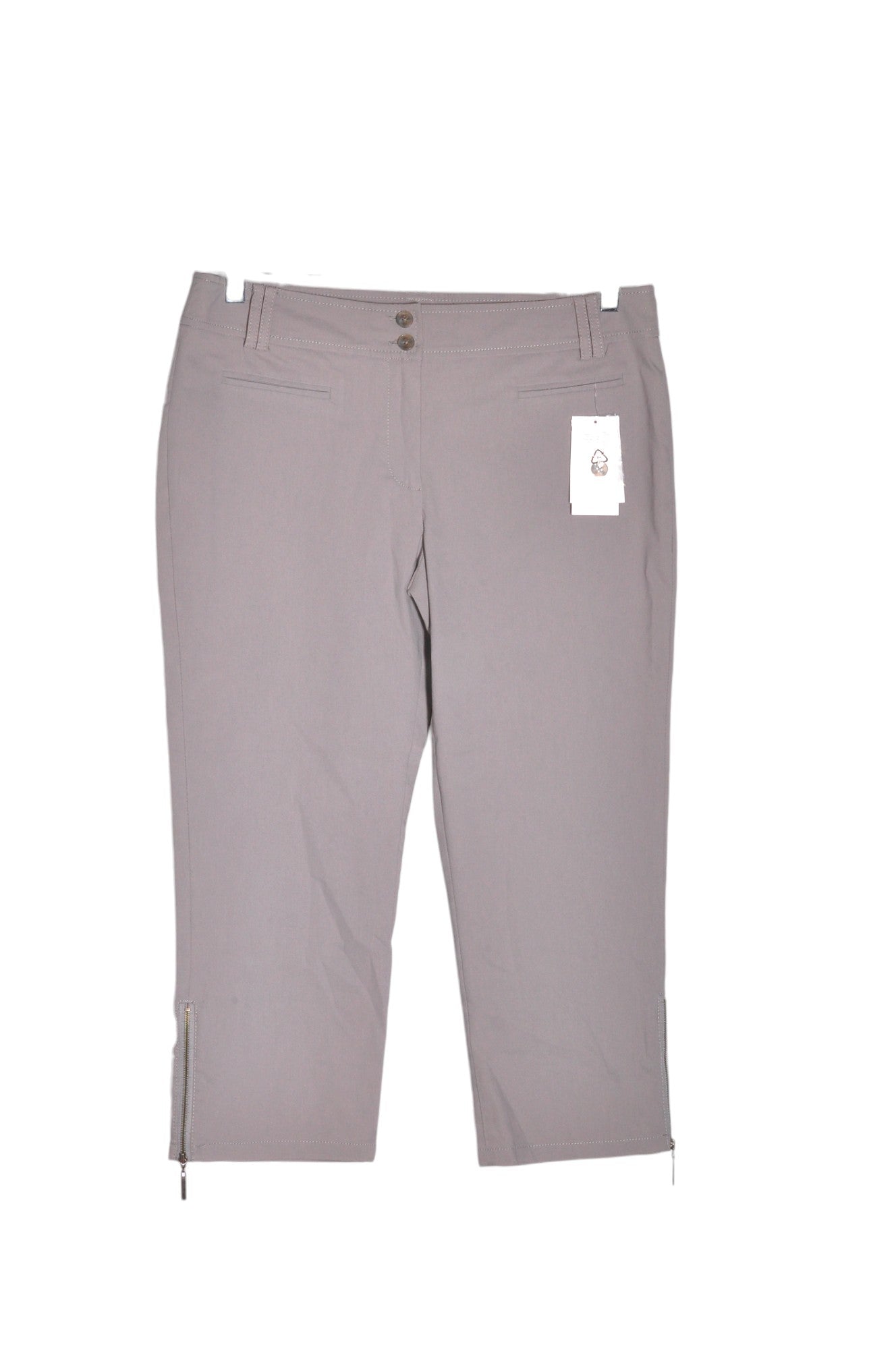 MEXX Women Capri Pants Regular fit in Gray - 40 - Velora