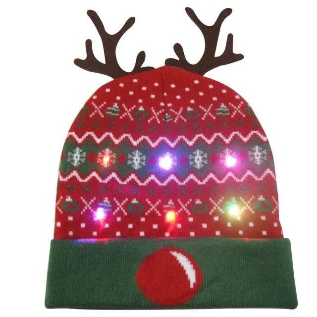 LED Light Christmas  Beanies