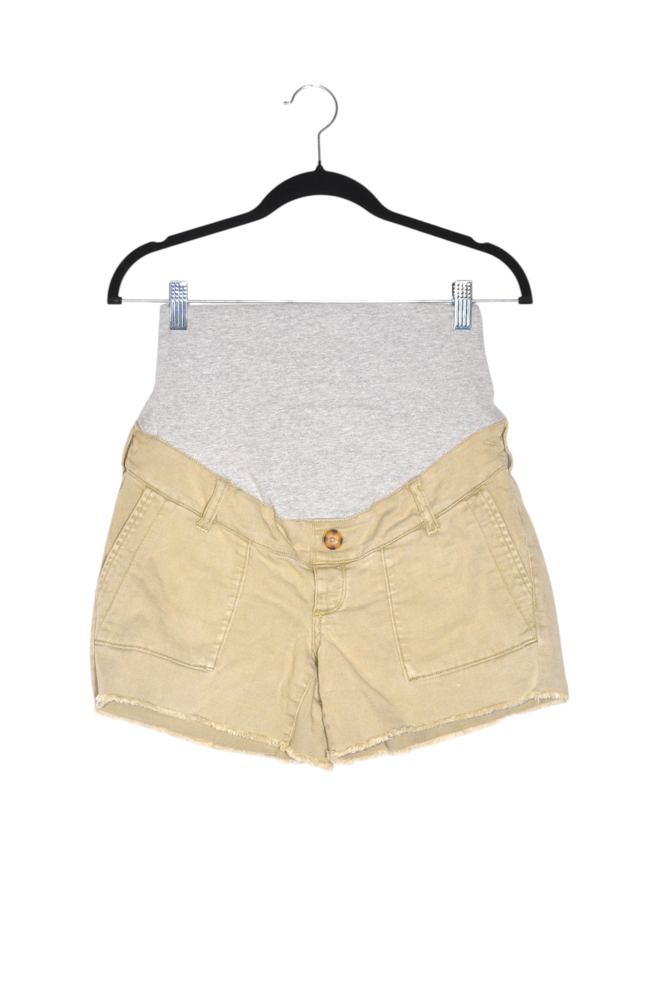 THYME MATERNITY Women Classic Shorts Regular fit in Beige - XS - Velora
