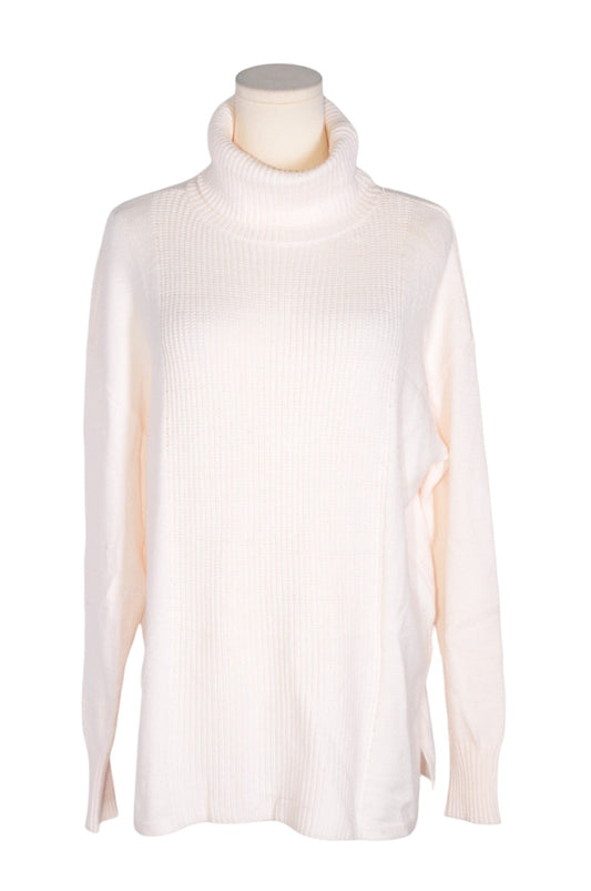 JOAN VASS Women Turtleneck Tops Regular fit in White - L - Velora