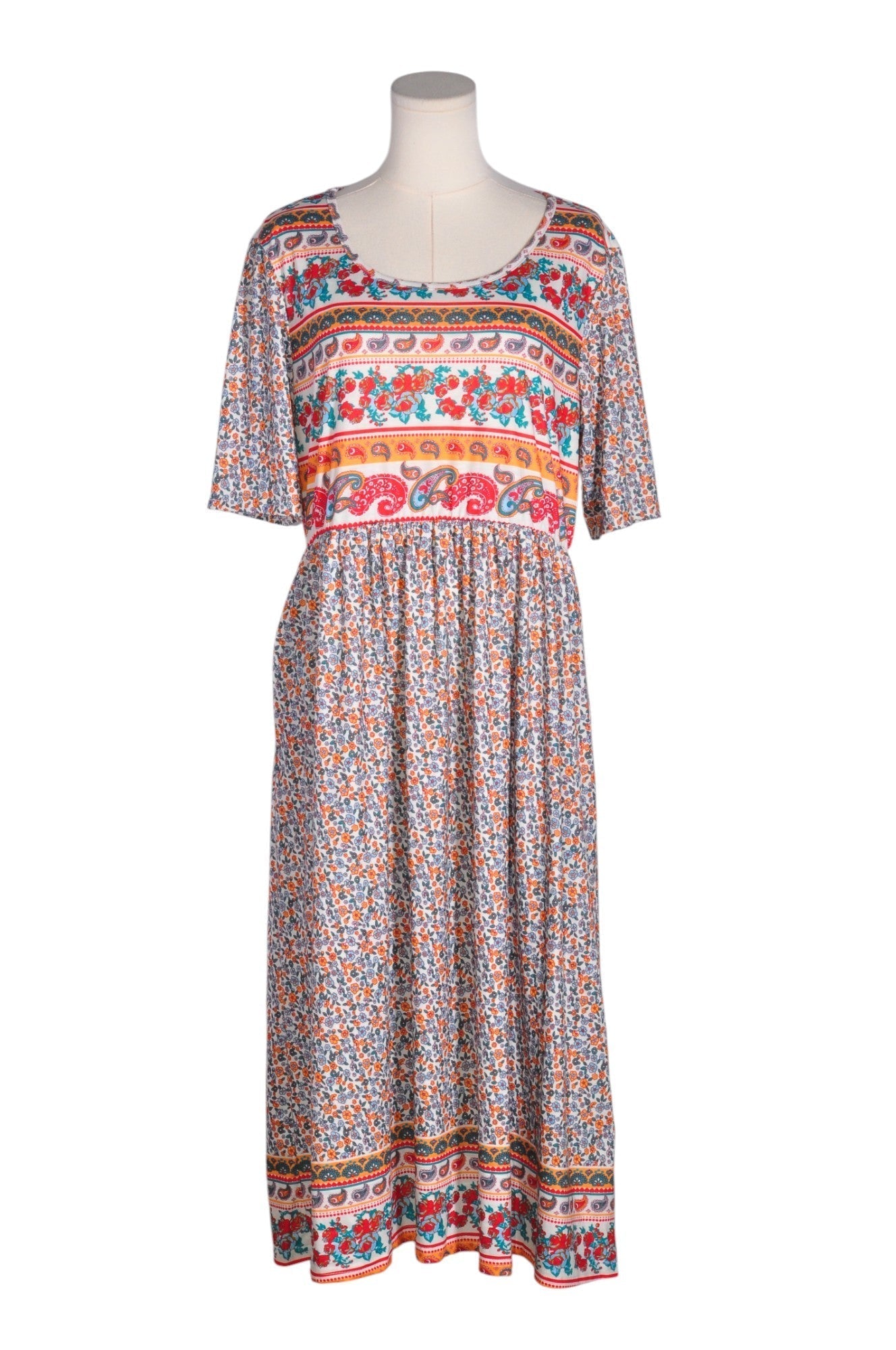 UNBRANDED Women Maxi Dresses Regular fit in Pink - XL - Velora