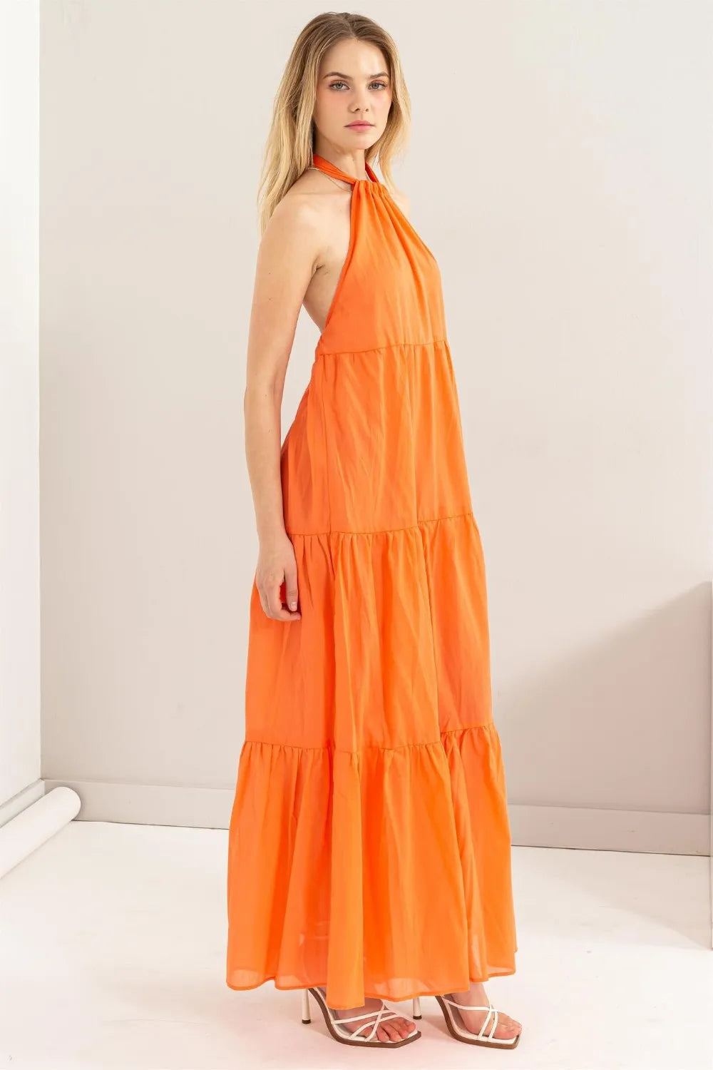 HYFVE Halter Neck Cover Up Maxi Dress - Velora