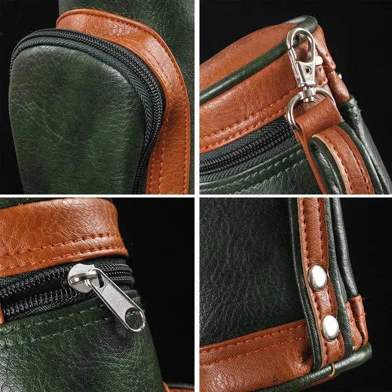 Portable Cigar Bag contains Humidifier and Cigar Cutter - Velora